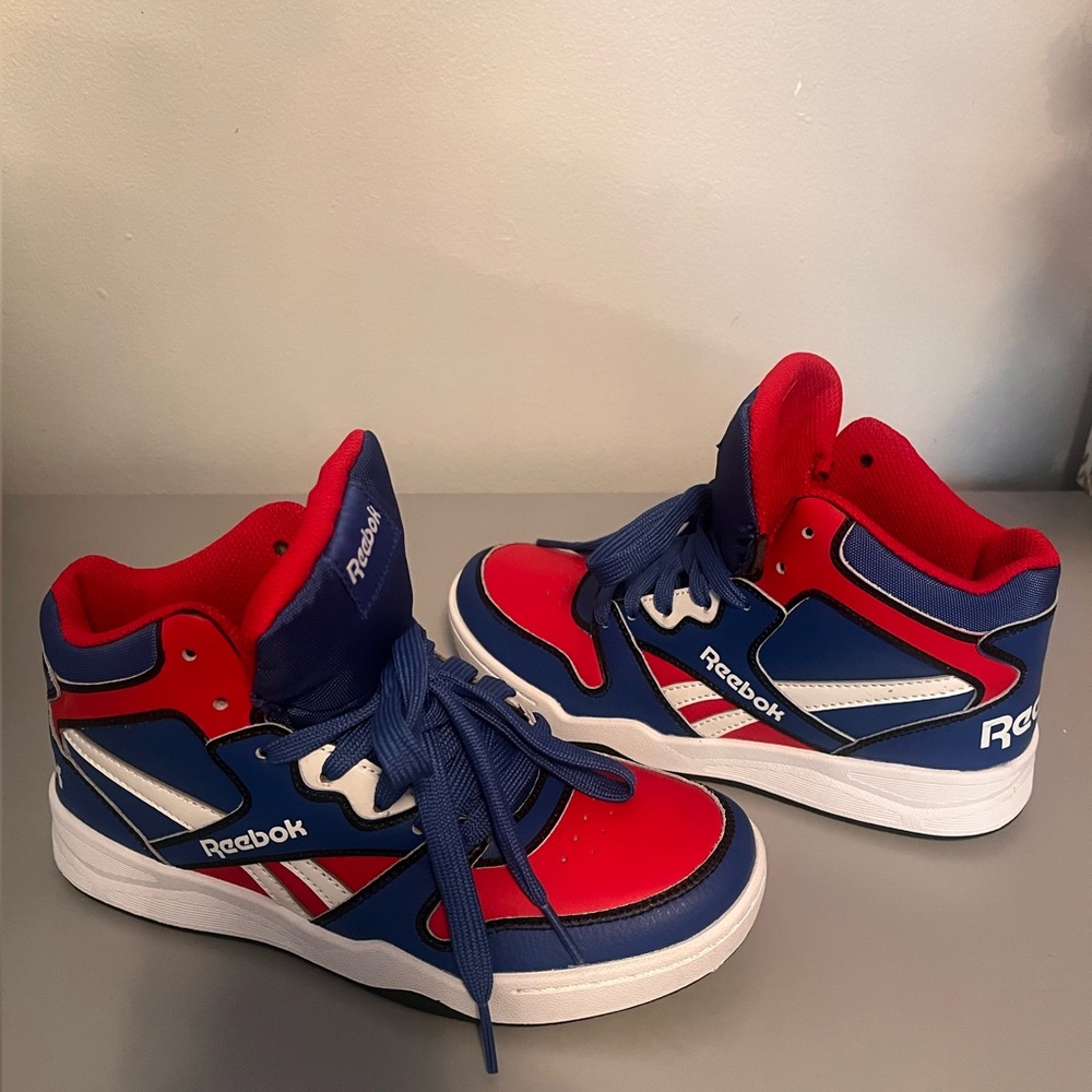 Reebok Kids' Bold Red and Navy Sneakers